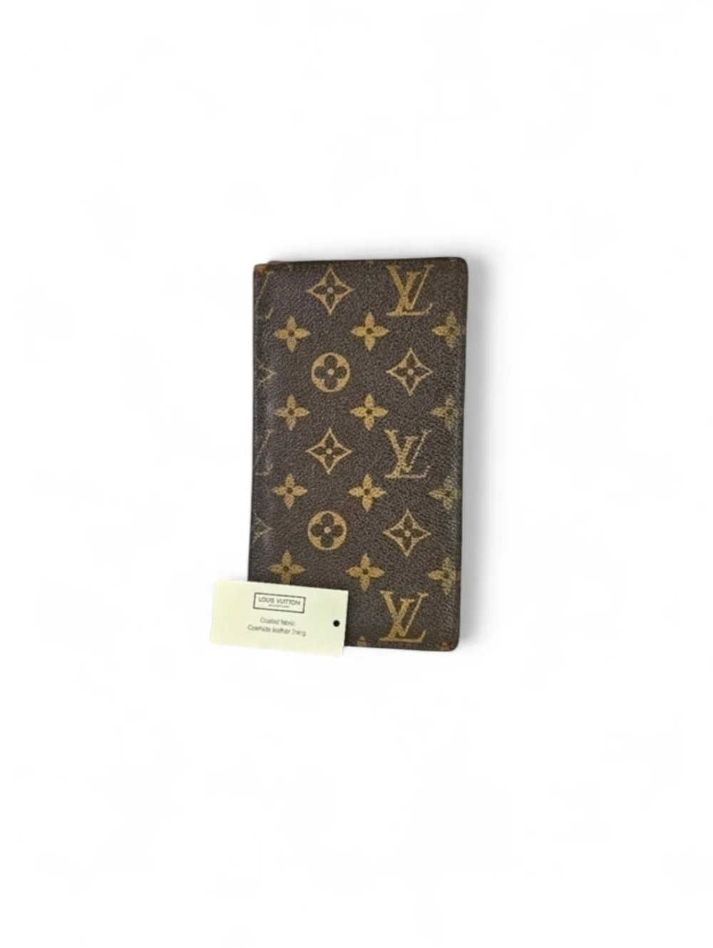 Louis Vuitton Vintage LV Monogram Bi Fold Wallet in Coated Canvas and Leather